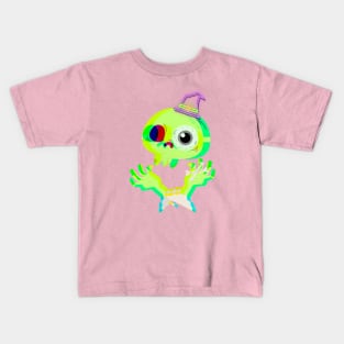 Green hands  ghost Halloween Kids T-Shirt